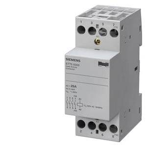 Ein Siemens Lastschütz-Modul: Modell 3RT1036-1BB40, grau, mit mehreren Klemmen für elektrische Anschlüsse, geeignet für Industriesteuerungen.