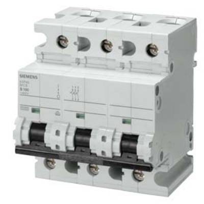 Ein dreipoliger Schutzschalter, der zur Verteilung und Absicherung elektrischer Stromkreise dient. Geeignet für industrielle Anwendungen.
