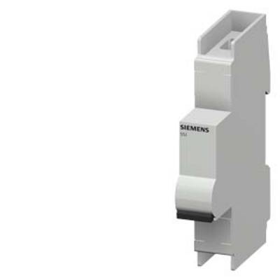 Ein grauer Leistungsschalter von Siemens, seitlich abgebildet, mit Hebel in der vorderen Position.