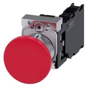 Siemens 3SU11501BA203FA0 3SU1150-1BA20-3FA0 Pilzdrucktaster 1 St.