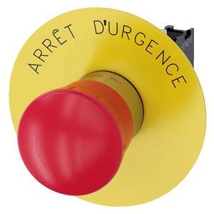 Siemens 3SU11501HB201CJ0 3SU1150-1HB20-1CJ0 Not-Halt-Pilzdrucktaster 1 St.-0