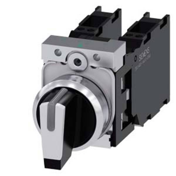Siemens 3SU11502BM603LA0 3SU1150-2BM60-3LA0 Knebelschalter Schaltpositionen 3 1 St. Piece