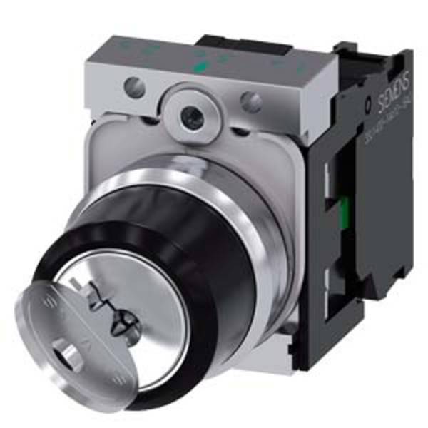 Siemens 3SU11504BF111BA0 3SU1150-4BF11-1BA0 Schlüsselschalter Schaltpositionen 2 1 x 90 ° IP67/IP69 1 St. Piece