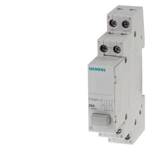 Ein elektrischer Leitungsschutzschalter von Siemens, Modell 25A. Er wird zur Absicherung von elektrischen Stromkreisen eingesetzt.