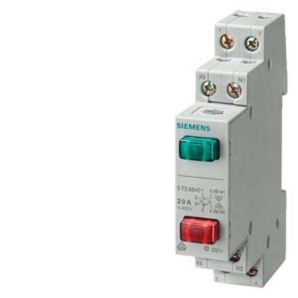 Taster Grau 20 A 1 Schließer, 1 Öffner Siemens 5TE4841
