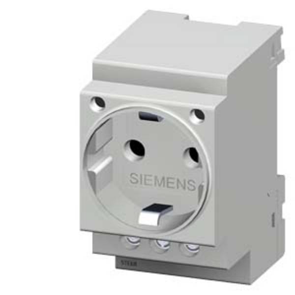 Siemens Schalterprogramm   Schutzkontakt-Steckdose Delta Gelb 5TE6810 1 St.
