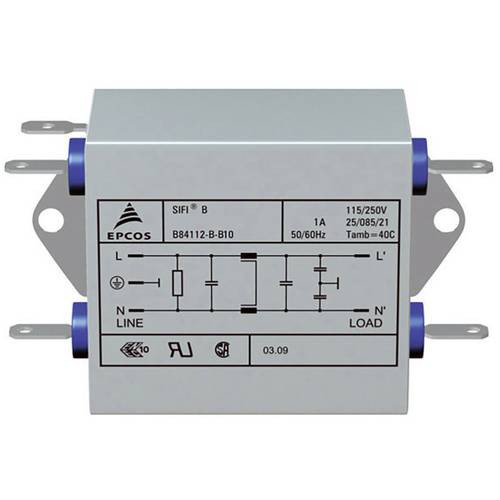 TDK B84112B0000B110 B84112B0000B110 Netzfilter 250 V/AC 10 A 1 St.