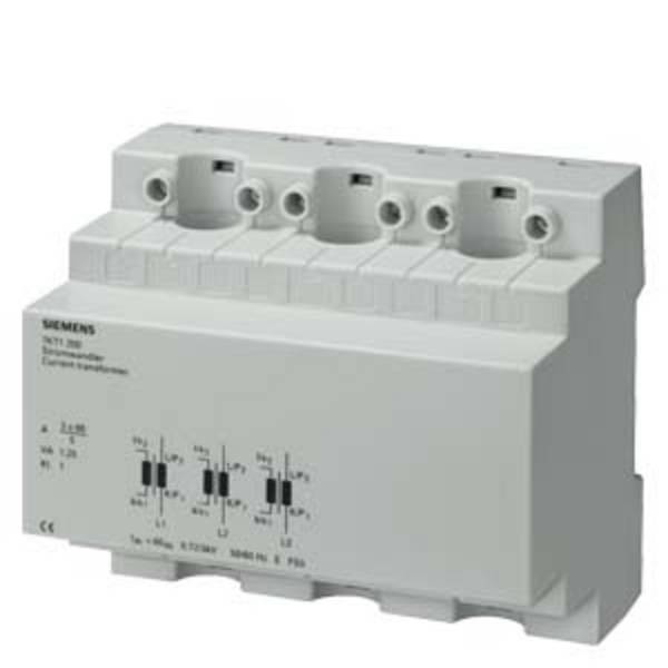 Siemens 7KT1201 7KT1201 Stromwandler 3phasig Primärstrom 100 A Sekundärstrom 5 A  Leiterdurchführung Ø:13 mm Schraubbefestigung 1 St.