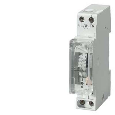 Ein weißer elektrischer Leistungsschalter mit transparentem Schaltergehäuse, beschriftet mit 'I' und 'O' auf der Vorderseite.