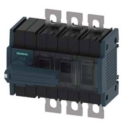 'Siemens' Lasttrennschalter in schwarz und grau, mit großem Schalterhebel, geeignet für industrielle elektrische Installationen.