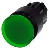 Siemens 3SU10011AA400AA0 3SU1001-1AA40-0AA0 Pilzdrucktaster (Ø x H) 30 mm x 30 mm IP66, IP67, IP69/IP69K 1 St.