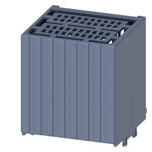 Ein rechteckiger, blauer Filtereinsatz mit mehreren parallelen Schlitzen oben, oft genutzt in industriellen Belüftungssystemen.