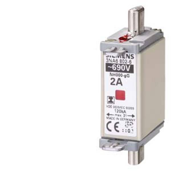 Siemens 3NA68076 Sicherungseinsatz  Passend für (Sicherungen) Sicherungsgröße 000 - 4 Sicherungsgröße = 0  20 A  690 V 3 St.