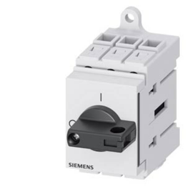 Lasttrennschalter Schwarz 3polig 16 mm² 25 A 690 V/AC Siemens 3LD31300TK11