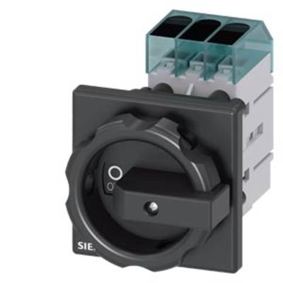 Ein elektrischer Drehschalter mit zwei Positionen 'ON' und 'OFF', abgebildet mit Anschlussklemmen oben und einem schwarzen Gehäuse.