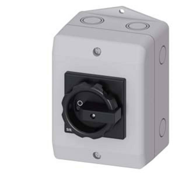 Lasttrennschalter Schwarz 3polig 6 mm² 16 A 1 Schließer, 1 Öffner 690 V/AC Siemens 3LD20641GP51