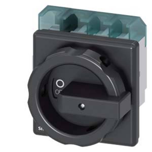 Lasttrennschalter Schwarz 4polig 35 mm² 63 A 690 V/AC Siemens 3LD25041TL51