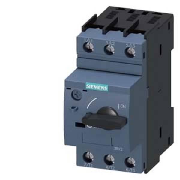 Siemens 3RV2021-1GA10 Leistungsschalter 1 St. Einstellbereich (Strom): 4.5 - 6.3 A Schaltspannung (max.): 690 V/AC (B x H x T) 45 x 97 x 97 mm
