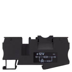 Siemens 8WH20001BG28 Sicherungsklemme 8.2 mm Federzuganschluss Schwarz 50 St.