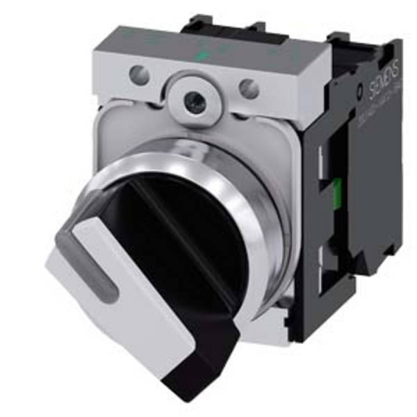 Siemens 3SU11502BF601MA0 3SU1150-2BF60-1MA0 Knebelschalter Schaltpositionen 2 1 x 90 ° IP67/IP69 1 St. Piece
