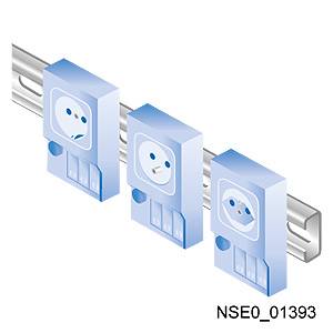 Schaltschrank-Steckdose
