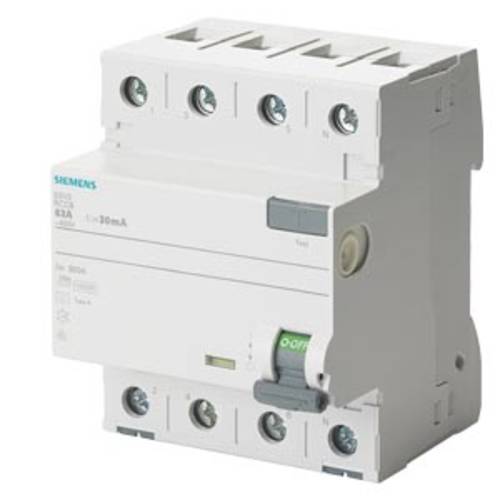 Thumbnail - Siemens 5SV33446LA01 5SV3344-6LA01 FI-Schutzschalter A 40 A 0.03 A 400 V