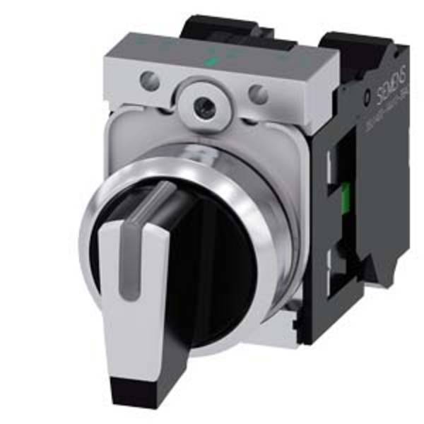 Siemens 3SU11502BM603NA0 3SU1150-2BM60-3NA0 Knebelschalter Schaltpositionen 3 1 St. Piece