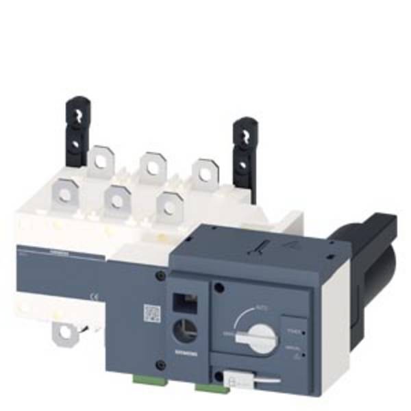 Netzumschalter Schwarz 3polig 250 A 4 Wechsler, 3 Schließer 415 V/AC Siemens 3KC43380CA210AA3