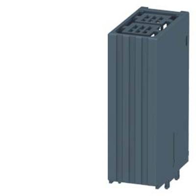 Ein rechteckiges, blaues elektronisches Bauteil mit Lüftungsschlitzen an der Oberseite.