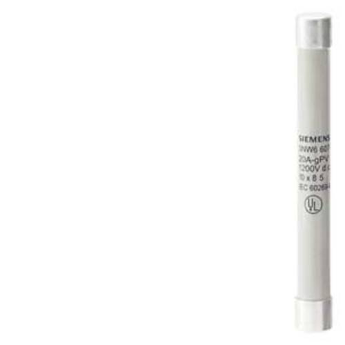 Siemens 3NW6601-4 Photovoltaik-Sicherung (B x H) 10 mm x 85 mm 6 A 1500 V 10 St.
