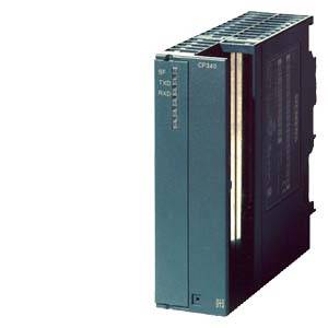 Ein rechteckiges Industrie-Computermodul in dunkler Farbe, beschriftet mit 'CP340'.