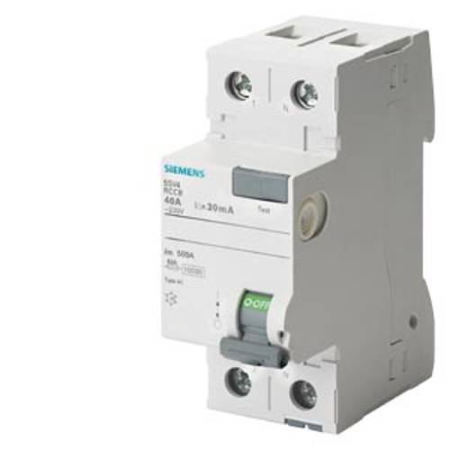 Siemens 5SV43120KL 5SV4312-0KL FI-Schutzschalter AC 25 A 0.03 A 230 V