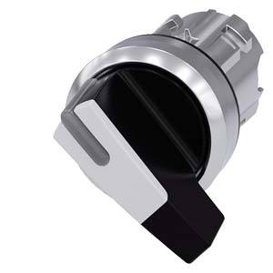 Siemens 3SU10522CF600AA0 3SU1052-2CF60-0AA0 Knebelschalter Knebel Weiß 1 x 90 ° 1 St.