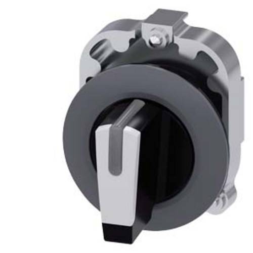 Siemens 3SU10622DL600AA0 3SU1062-2DL60-0AA0 Knebelschalter Knebel Weiß 2 x 45 ° 1 St.