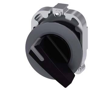 Siemens 3SU10622EF100AA0 3SU1062-2EF10-0AA0 Knebelschalter Knebel Schwarz 1 x 90 ° 1 St.