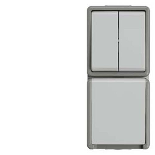 Siemens Schalterprogramm Serienschalter Delta Grau 5TA4815 1 St.