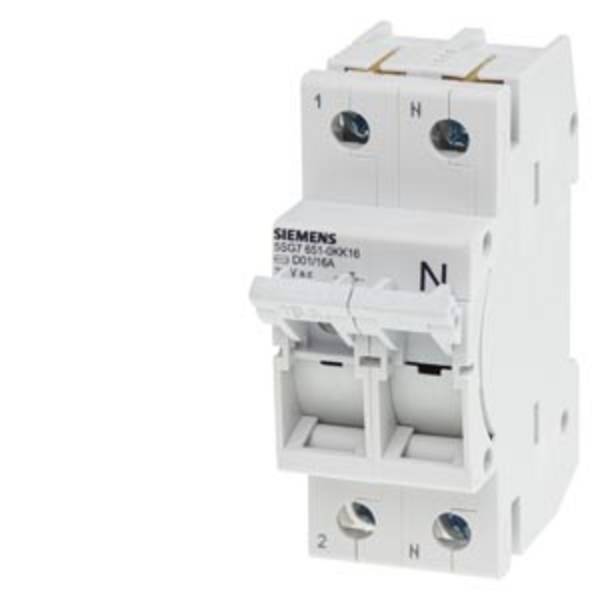 Siemens 5SG76510KK16 Lasttrennschalter   Sicherungsgröße = D01  16 A  230 V 6 St.