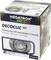 'MEGATRON LED DECOCLIC SET' Verpackung; enthält eine Einbau- und LED-Lampe. Geeignet für IP20, energiesparende Beleuchtungslösung.