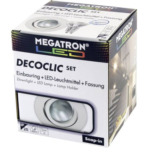 Megatron MT75400 Einbauleuchte LED GU10, GU5.3 4.5 W Weiß