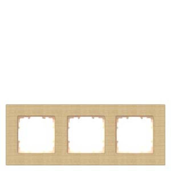 Siemens Schalterprogramm 3fach Rahmen  Delta Holz 5TG11034 1 St.