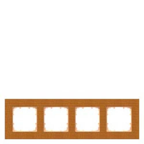 Siemens Schalterprogramm 4fach Rahmen Delta Holz 5TG11041 1 St.