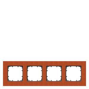 Siemens Schalterprogramm 4fach Rahmen Delta Holz 5TG11042 1 St.