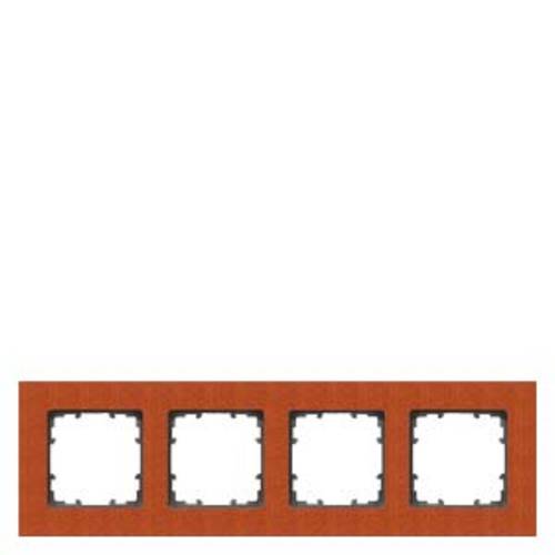 Siemens Schalterprogramm 4fach Rahmen Delta Holz 5TG11042 1 St.