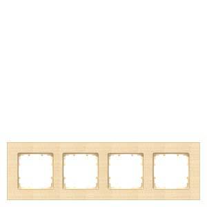 Siemens Schalterprogramm 4fach Rahmen Delta Holz 5TG11043 1 St.