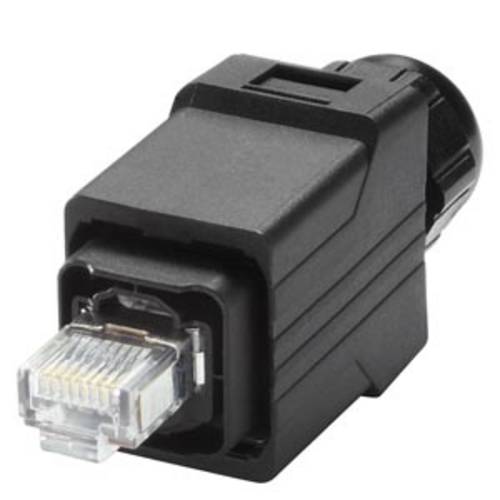 Thumbnail - Siemens 6GK1901-1BB10-6AA0 IE RJ45 Plug PRO, Push Pull IP65 Stecker zur vor-Ort-Montage 6GK19011BB106AA0 1 St.