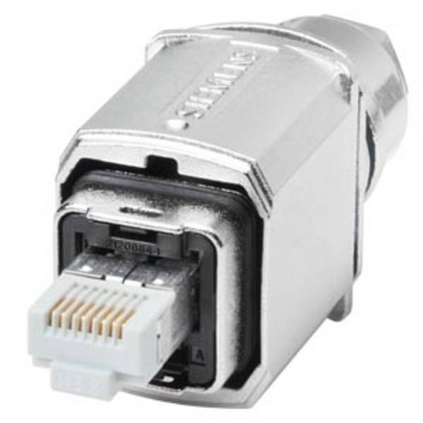 Siemens 6GK1901-1BB21-6AA0 IE FC RJ45 Plug PRO 4x2, Fast-Connect Push-Pull-Stecker, IP65 6GK19011BB216AA0 Push-Pull-Verriegelung Polzahl Sensoren 8 1 St.
