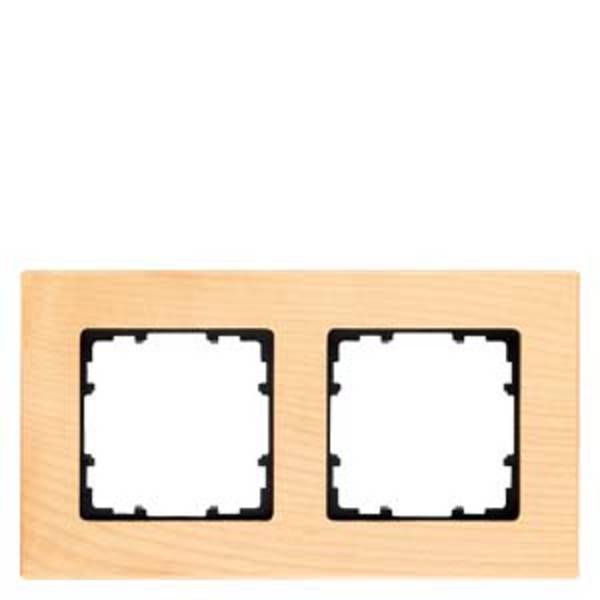 Siemens Schalterprogramm 2fach Rahmen  Delta Holz 5TG11024 1 St.