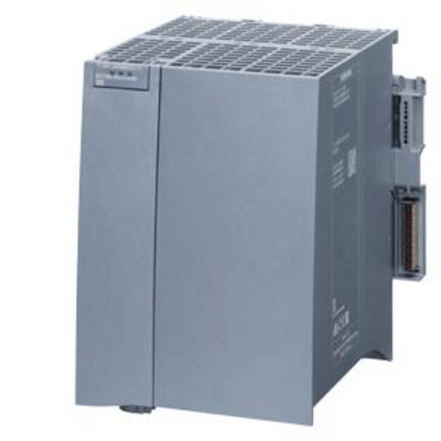 Graues elektronisches Gerät in Würfelform, vermutlich ein industrielles Steuerungsmodul. Es hat Anschlüsse auf der rechten Seite.