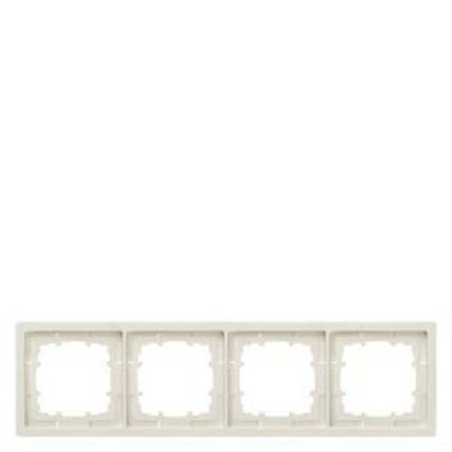 Siemens Schalterprogramm 4fach Rahmen Delta Metallic 5TG13241 1 St.