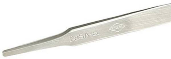 Weller Erem® 2ASASL  Präzisionspinzette   Flach-rund 120 mm